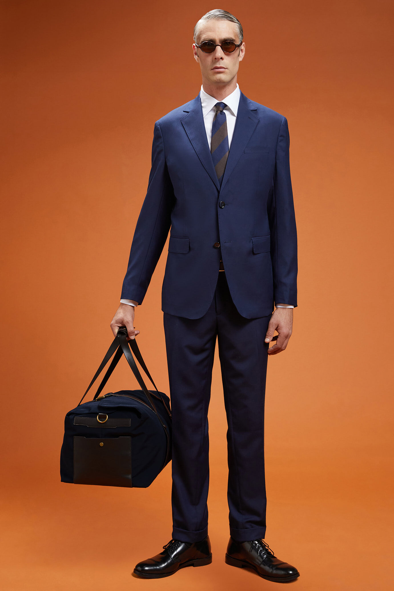Abito monopetto uomo mix size blue